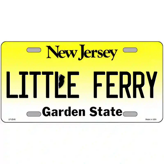 Little Ferry New Jersey Metal Sign