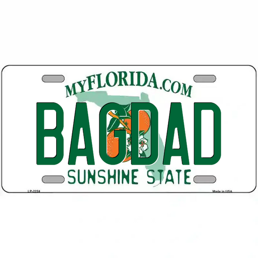 Bagdad Florida Metal Sign