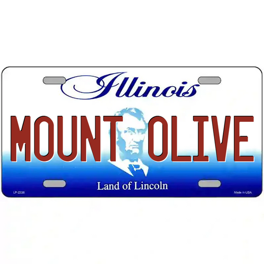 Mount Olive Illinois Metal Sign