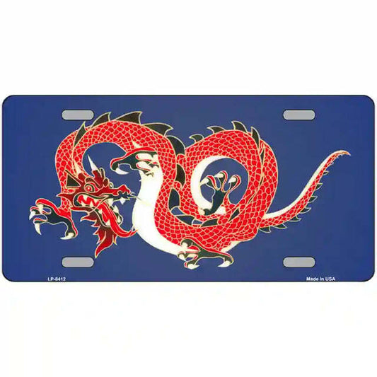 Dragon Metal Sign