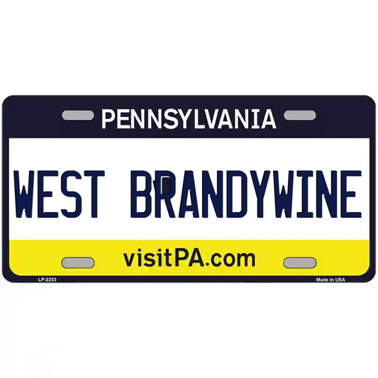 West Brandywine Pennsylvania Metal Sign