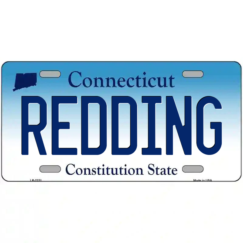 Redding Connecticut Metal Sign
