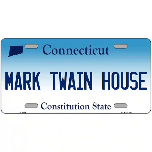 Mark Twain House Connecticut Metal Sign