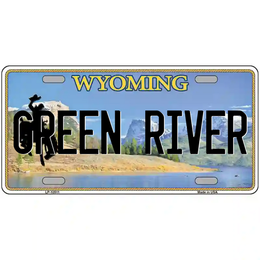 Green River Wyoming Metal Sign