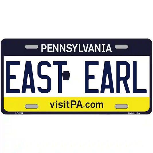 East Earl Pennsylvania Metal Sign