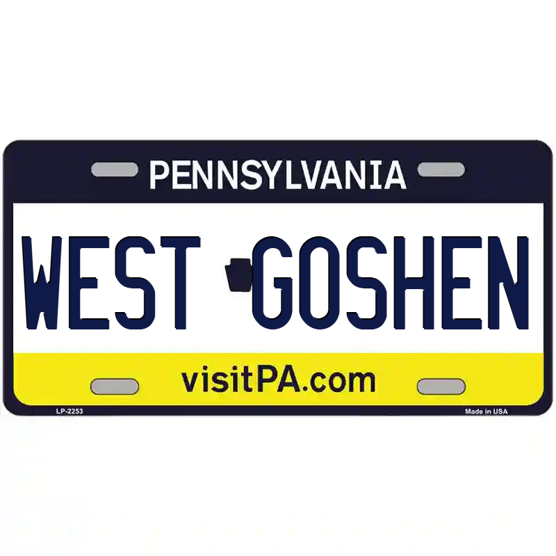 West Goshen Pennsylvania Metal Sign