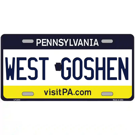 West Goshen Pennsylvania Metal Sign