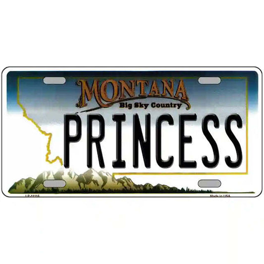 Princess Montana Metal Sign