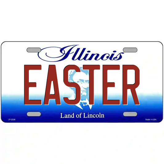 Easter Illinois Metal Sign