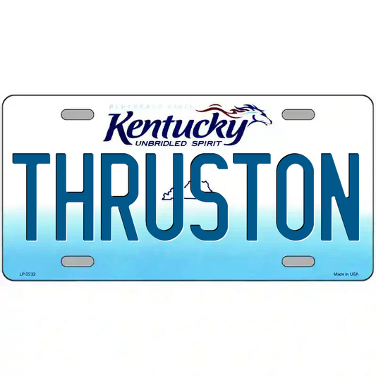 Thruston Kentucky Metal Sign