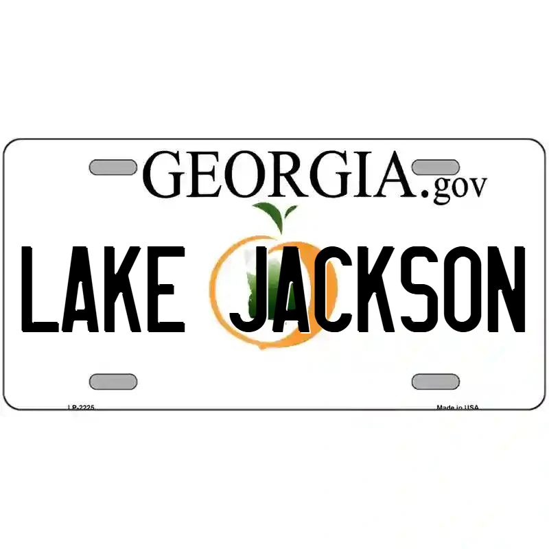 Lake Jackson Georgia Metal Sign