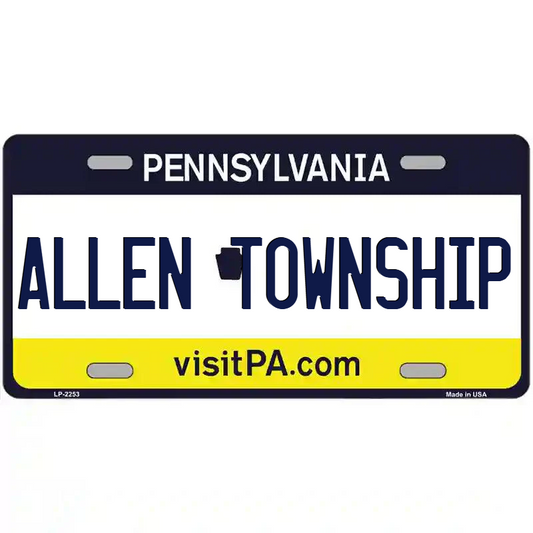 Allen Township Pennsylvania Metal Sign
