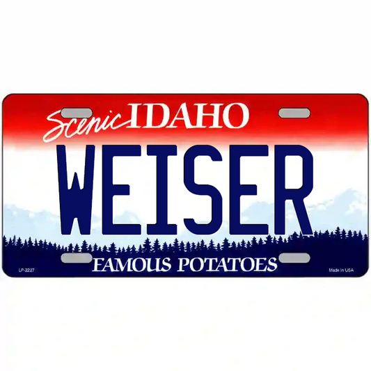 Weiser Idaho Metal Sign