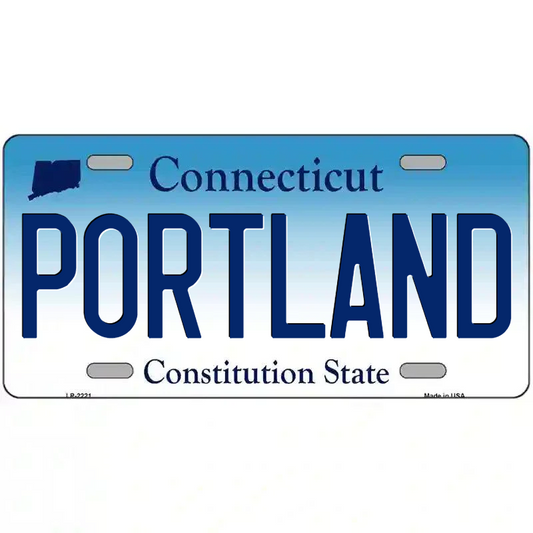 Portland Connecticut Metal Sign