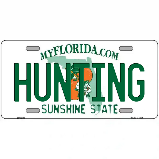 Hunting Florida Metal Sign