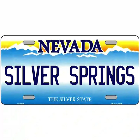 Silver Springs Nevada Metal Sign