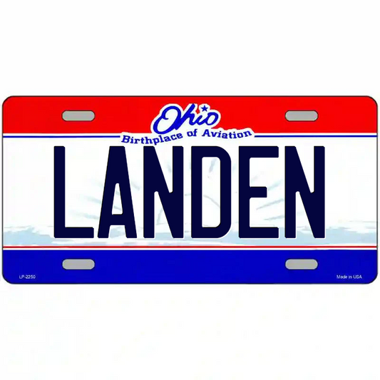 Landen Ohio Metal Sign