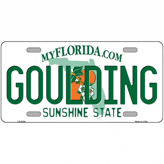Goulding Florida Metal Sign