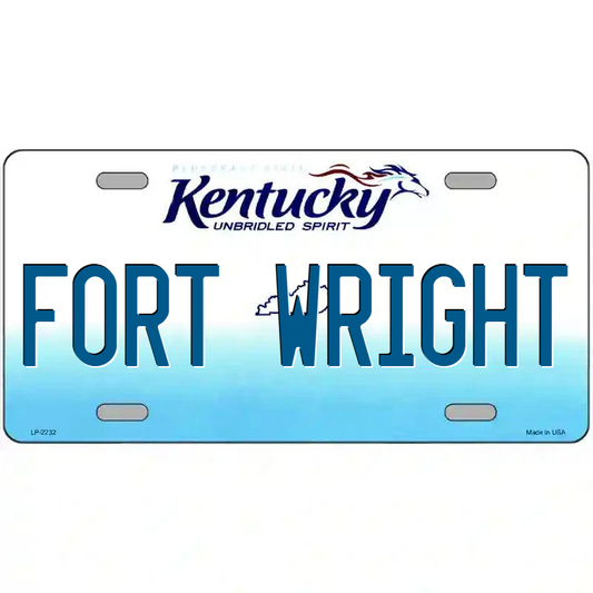 Fort Wright Kentucky Metal Sign