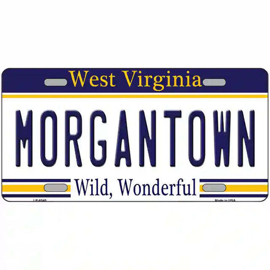 Morgantown West Virginia Metal Sign