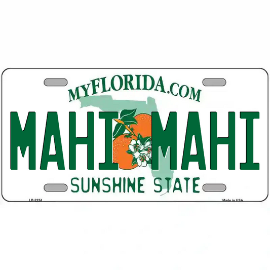 Mahi-Mahi Florida Metal Sign