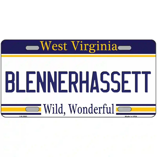 Blennerhassett West Virginia Metal Sign