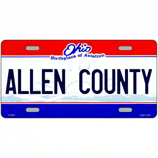 Allen County Ohio Metal Sign