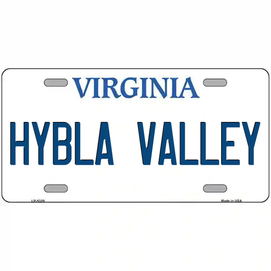 Hybla Valley Virginia Metal Sign