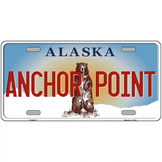 Anchor Point Alaska Metal Sign