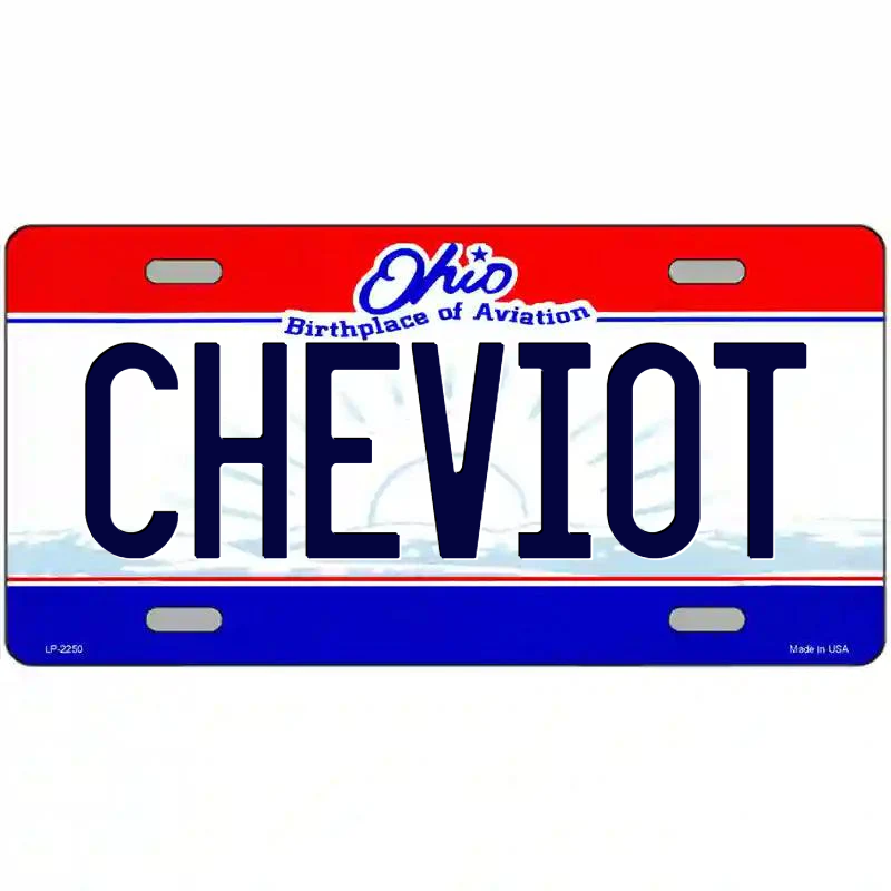 Cheviot Ohio Metal Sign