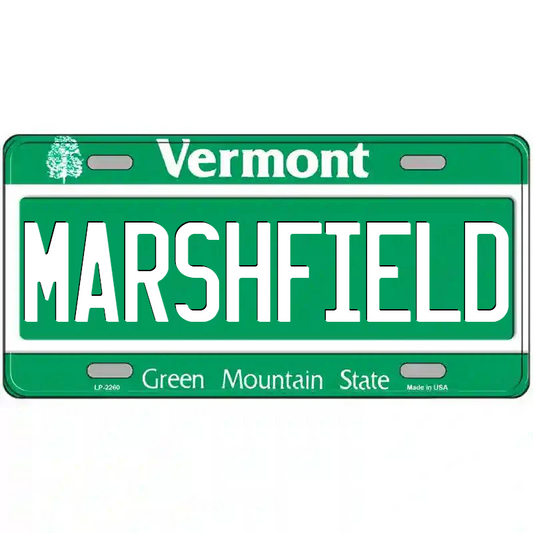 Marshfield Vermont Metal Sign