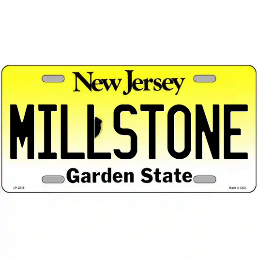 Millstone New Jersey Metal Sign