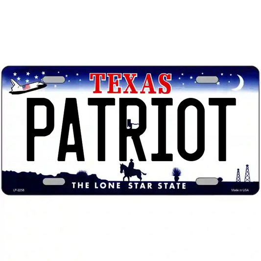 Patriot Texas Metal Sign