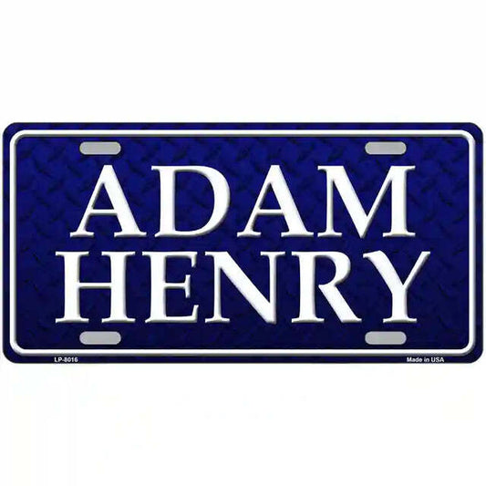 Adam Henry Metal Sign