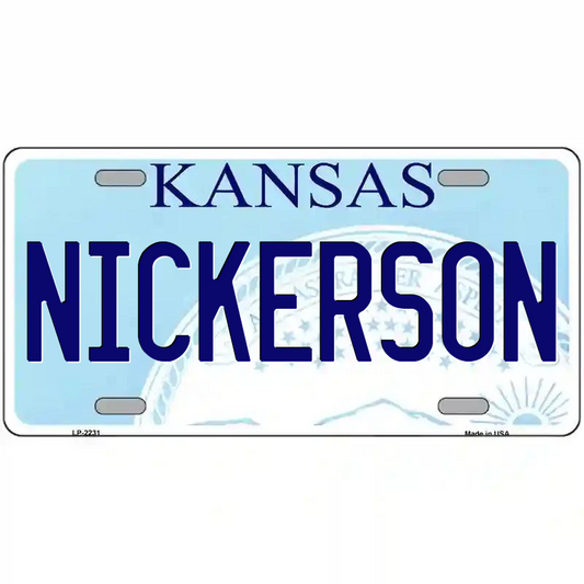 Nickerson Kansas Metal Sign