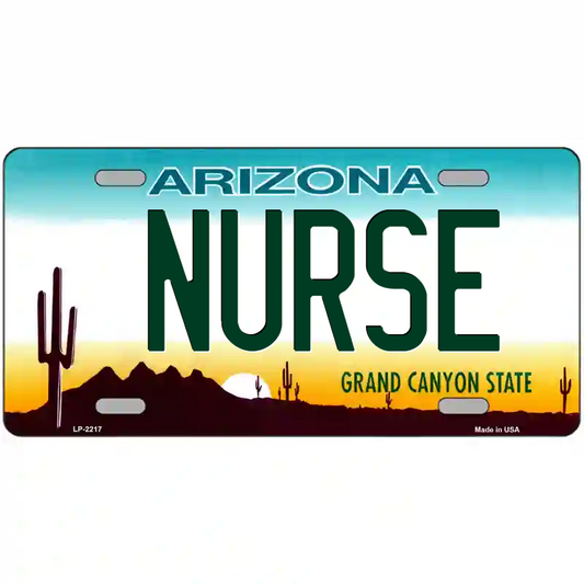 Nurse Arizona Metal Sign