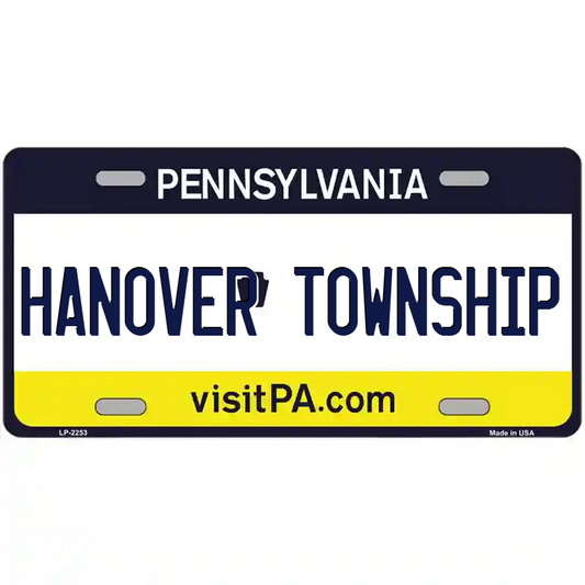 Hanover Township Pennsylvania Metal Sign