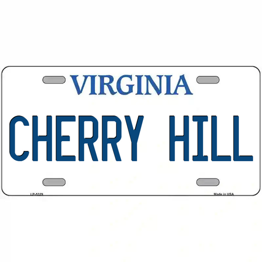 Cherry Hill Virginia Metal Sign