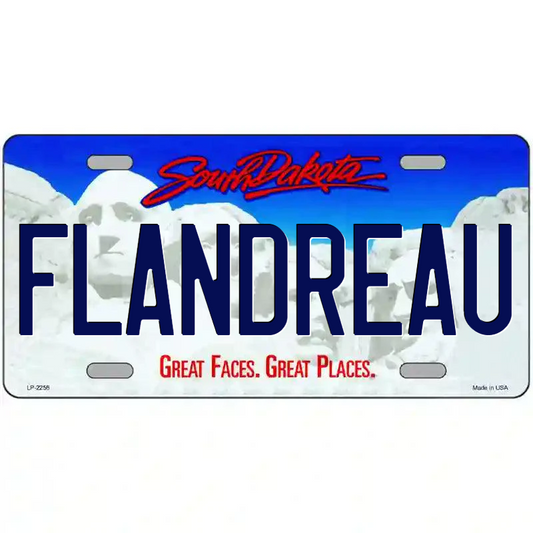 Flandreau South Dakota Metal Sign