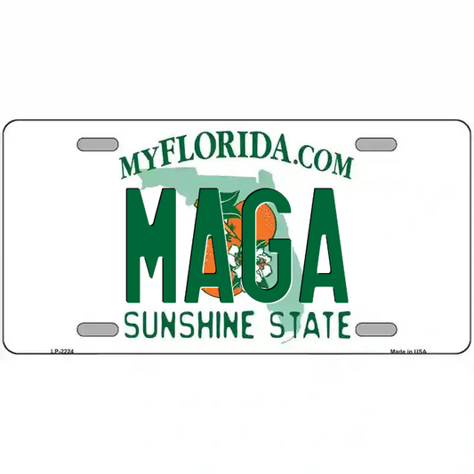 MAGA Florida Metal Sign