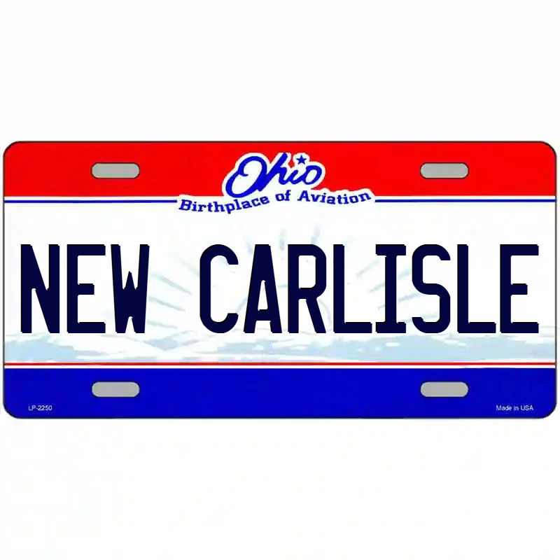 New Carlisle Ohio Metal Sign