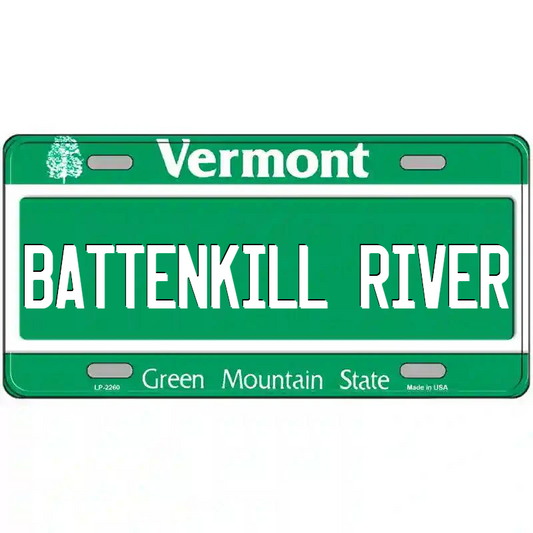 Battenkill River Vermont Metal Sign