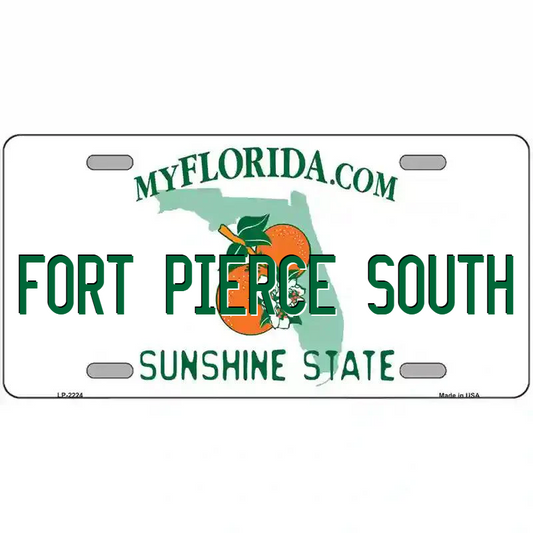 Fort Pierce South Florida Metal Sign