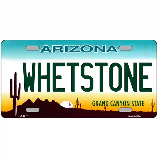 Whetstone Arizona Metal Sign