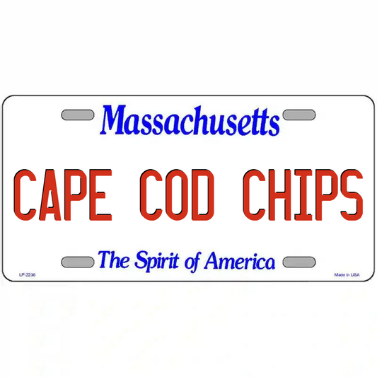 Cape Cod Chips Massachusetts Metal Sign