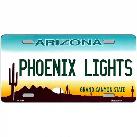 Phoenix Lights Arizona Metal Sign