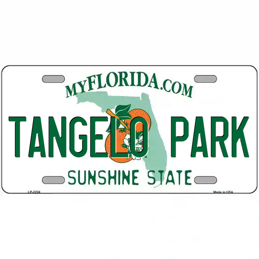 Tangelo Park Florida Metal Sign