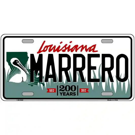 Marrero Louisiana Metal Sign