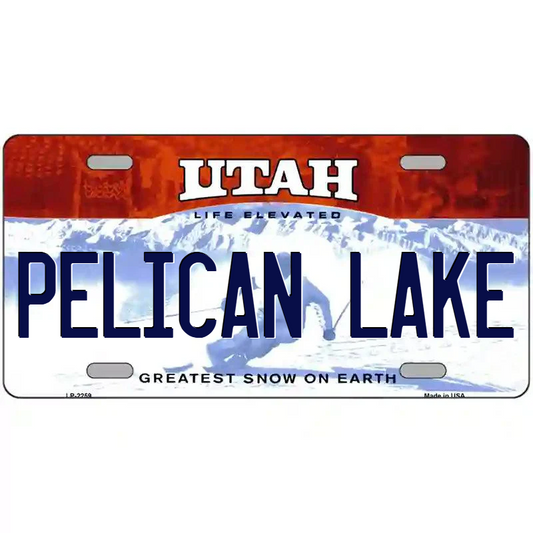 Pelican Lake Utah Metal Sign