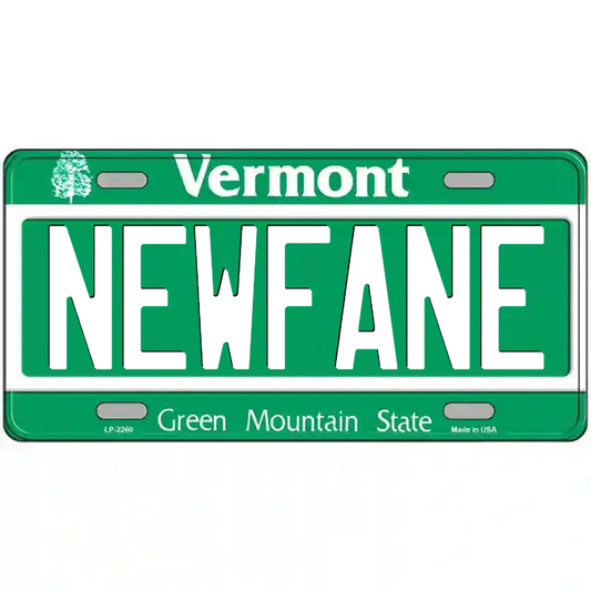 Newfane Vermont Metal Sign